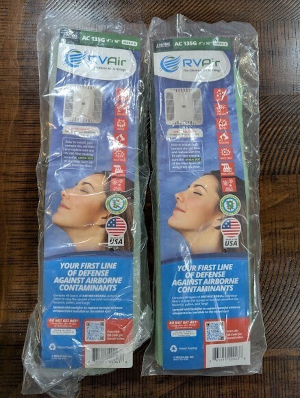 RvAir AC 135g filter 4"x16" MERV‎ 6 Coleman Mach 84306321